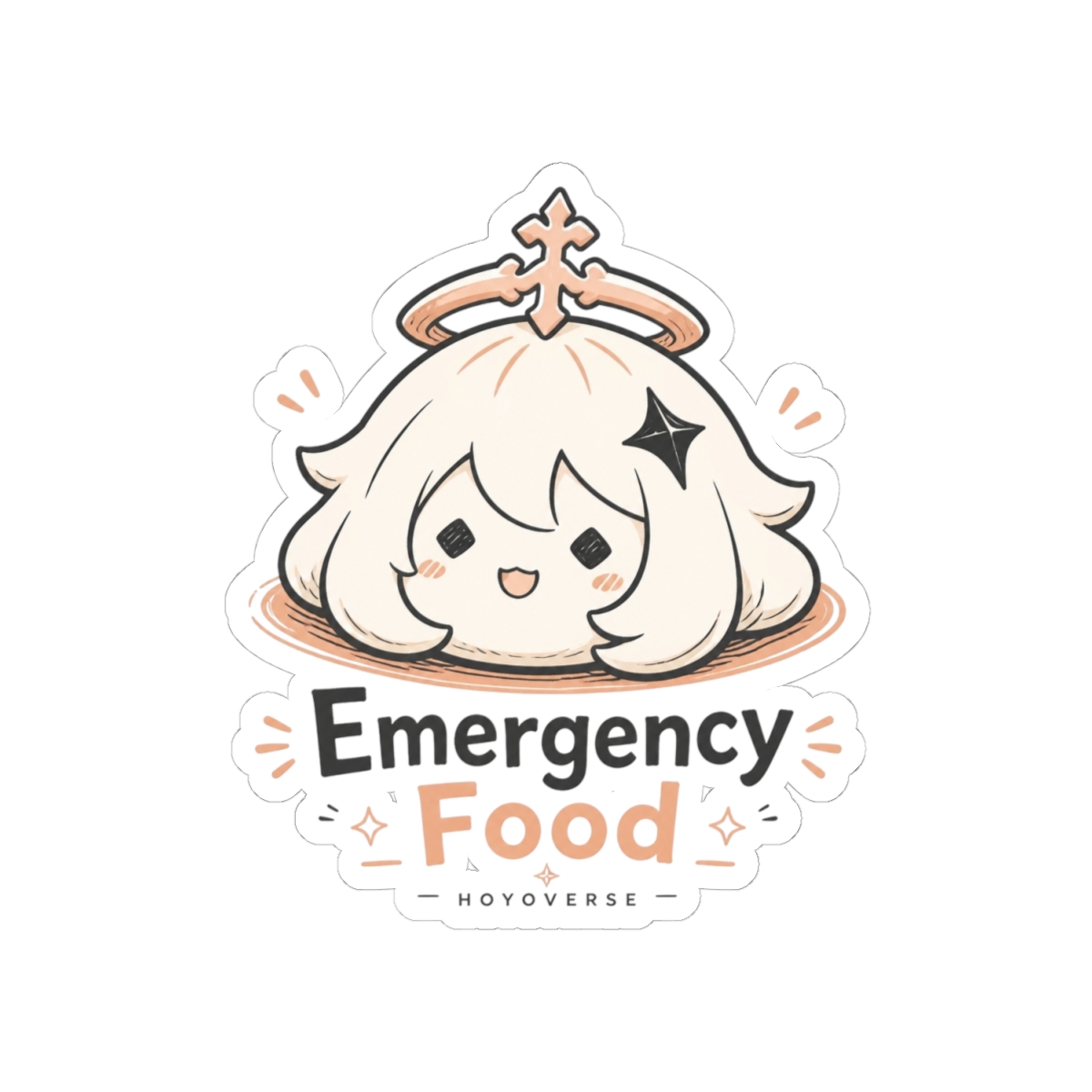 HoYoverse "Emergency Food" Sticker - alternate angle 2, merchandise